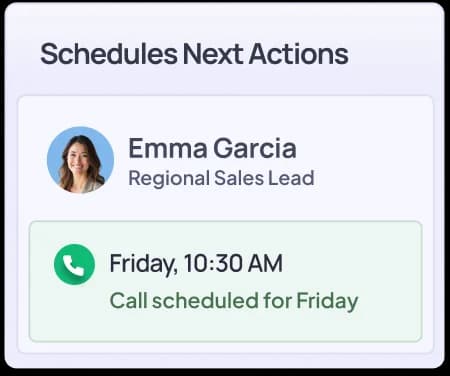 Manually Scheduling Next Steps vs AI Next Step Execution After Each Cold Call Conversation