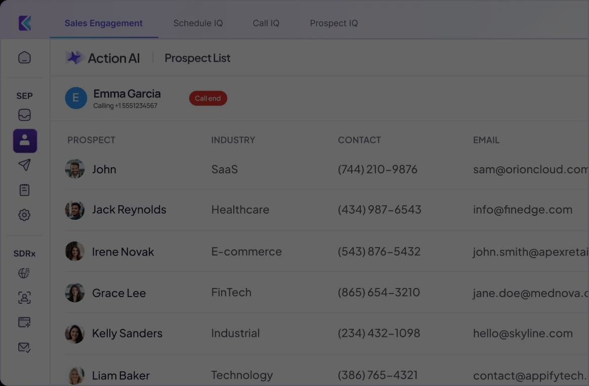 Time-Based Next Actions