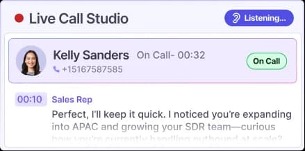 AI CALL COACHING SUITE