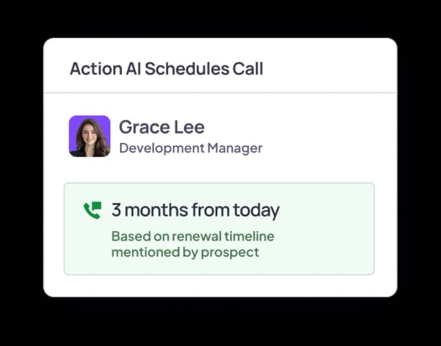 Context-Based Next Actions
