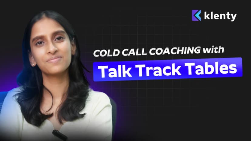 AI Talk Track Tables: Coach Cold Calls in Seconds!