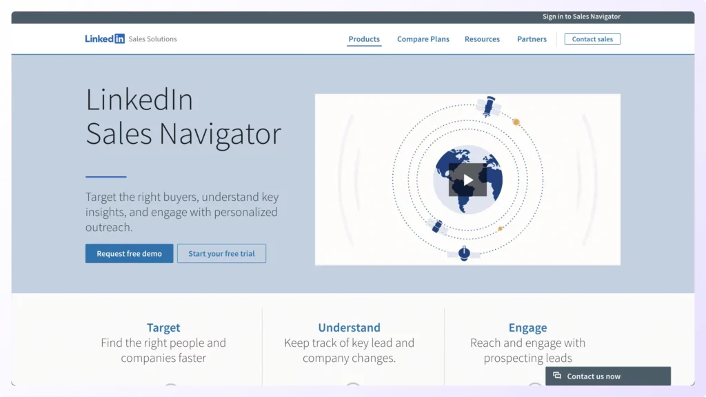 LinkedIn Sales Navigator helps identify prospects that fit your Ideal Customer Profile (ICP)