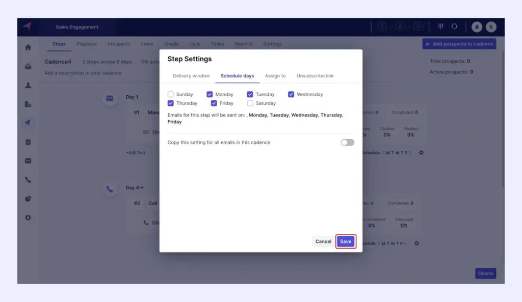 adjust your outreach based on date and time