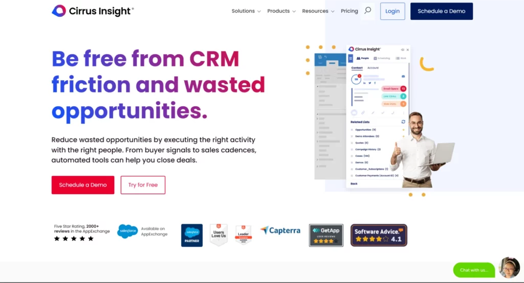 Cirrus Insight- Sales outreach platform