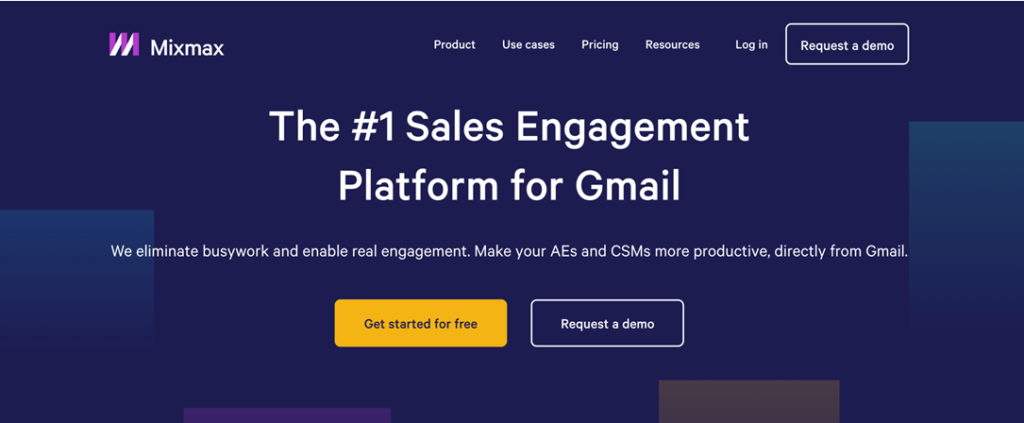 Mixmax- Sales engagement platform.