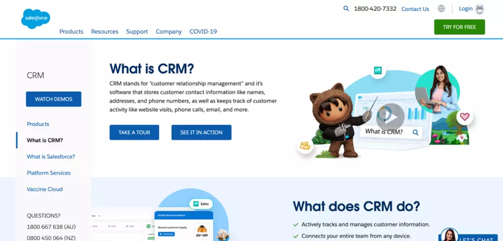 Salesforce- Customer Relationship Management Platform.