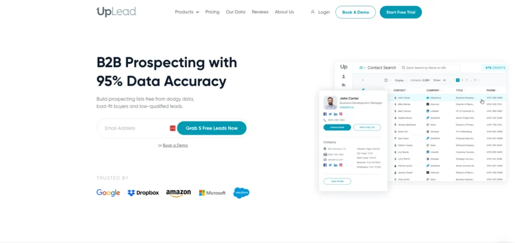 UpLead- B2B prospecting tool