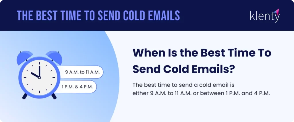 When is the best time to send cold emails