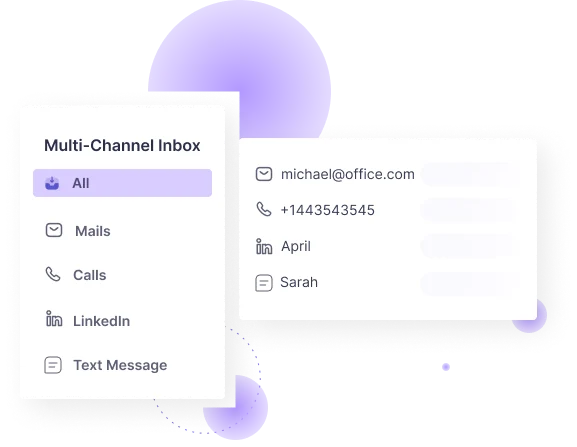 Klenty's multi-channel inbox