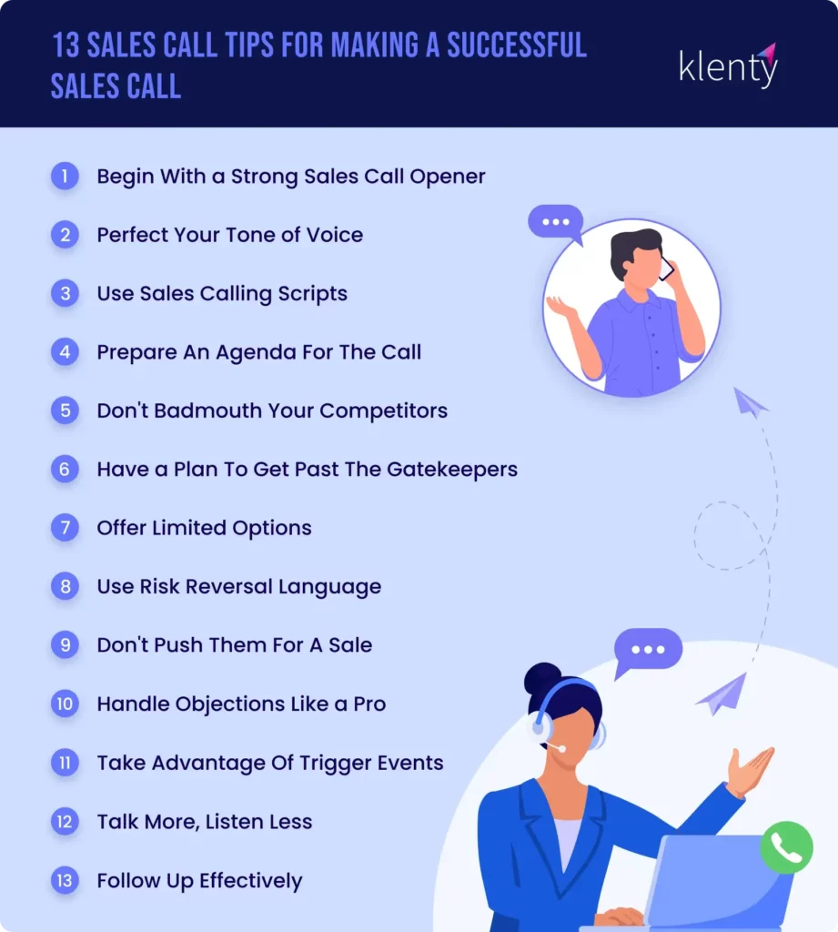 13 sales call tips to make a successful sales call