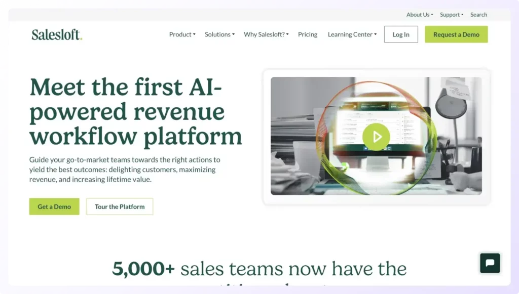 sales engagement platform Salesloft offers sales call recordings