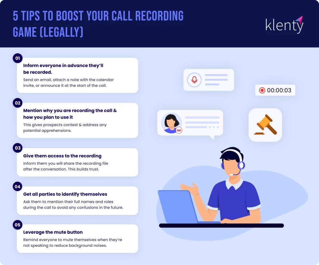 tips to boost your call recording (legally)