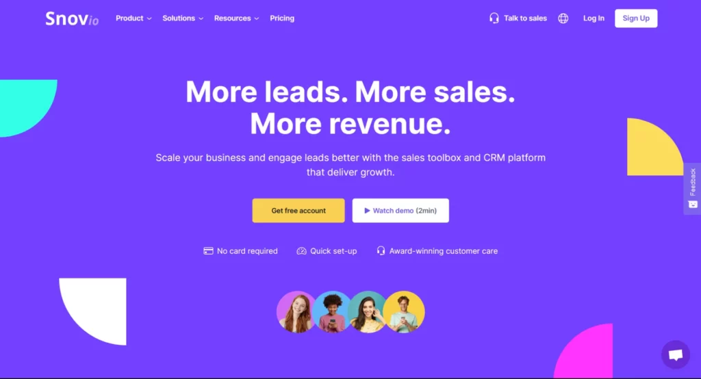 Snov.io sales prospecting and sales engagement platform