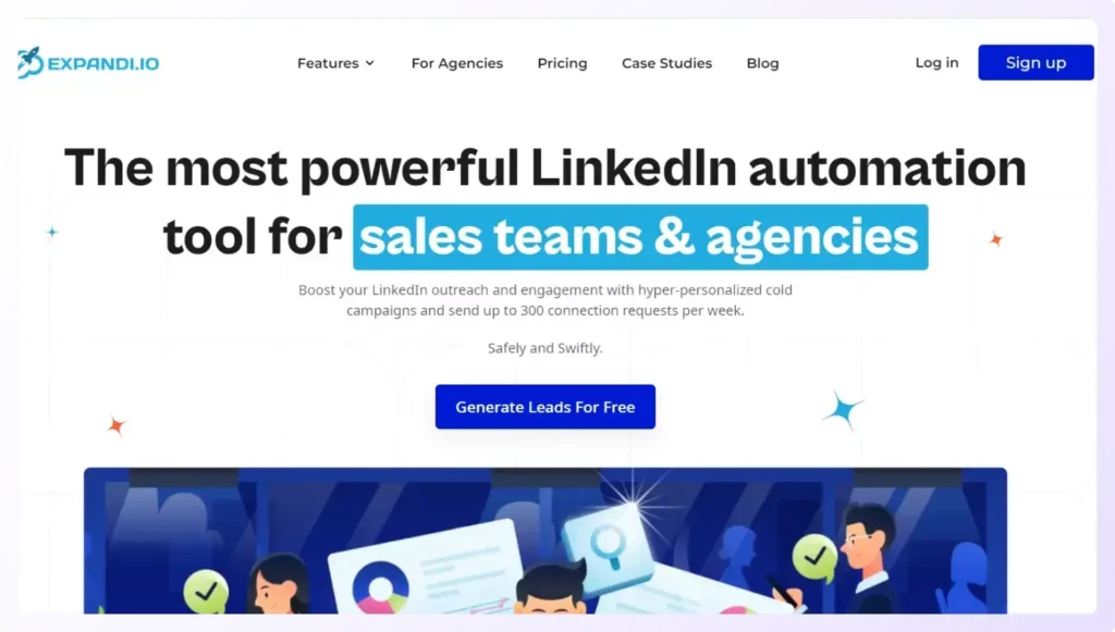 Expandi LinkedIn prospecting tools 