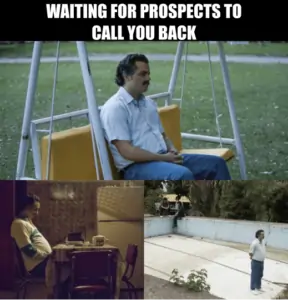 image of Pablo waiting meme