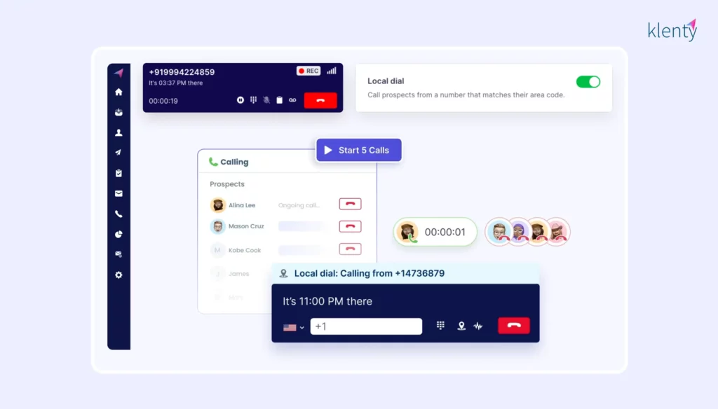 klenty sales dialer