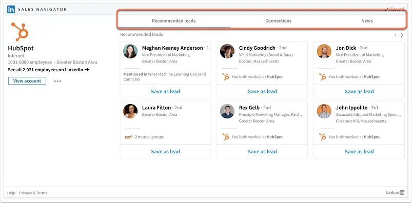 Sales Navigator on HubSpot Marketplace