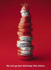 Image of cold email with ketchup