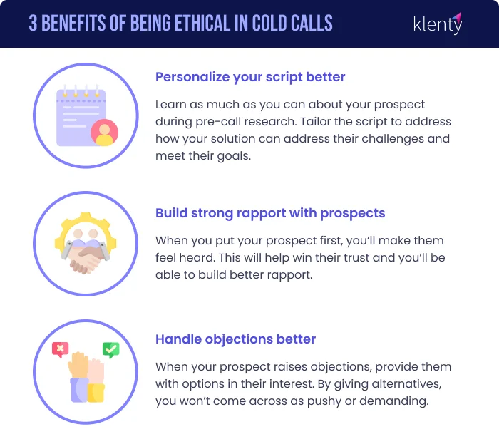 3 Benefits of Being Ethical in Cold Calls