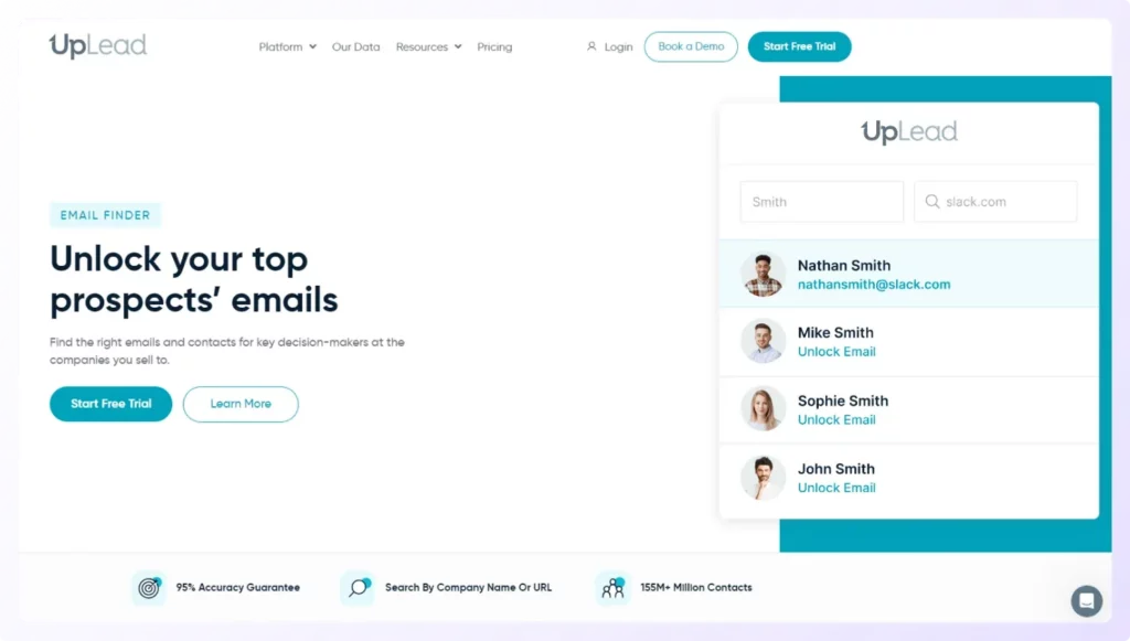 Buy email lists from UpLead