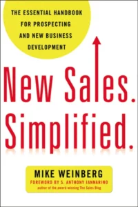Cover image of New Sales. Simplified by Mike Weinberg (2012)