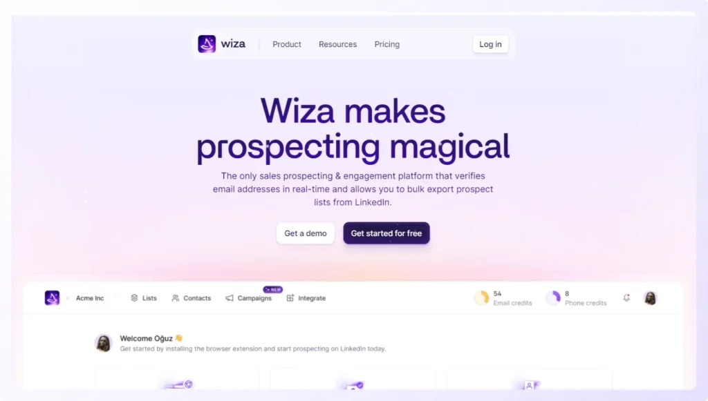 Wiza is one of the best email finder tools