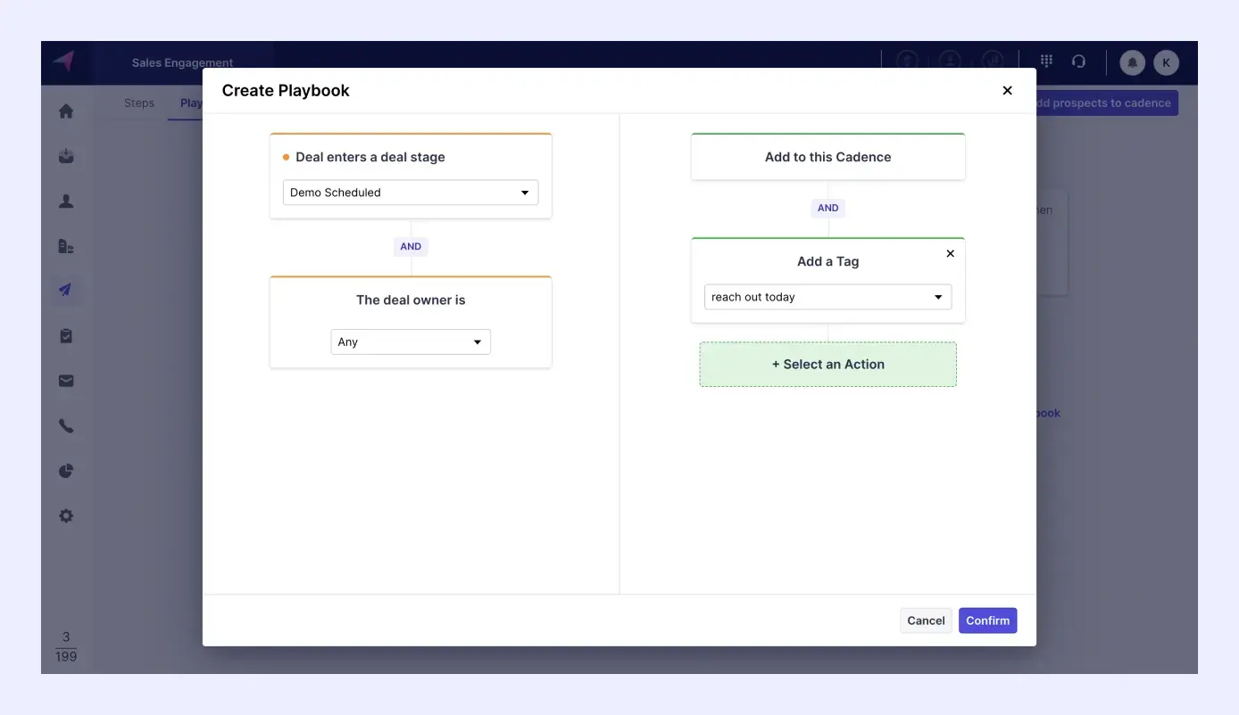 Automating sequences for prospects