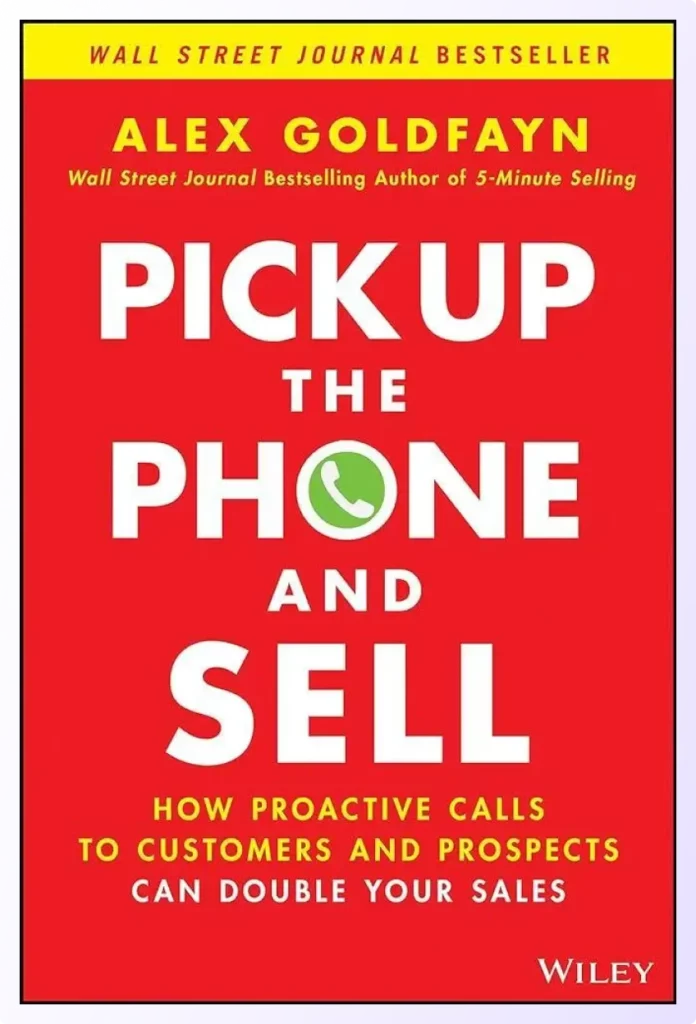 Pick up the phone and sell the best cold calling books