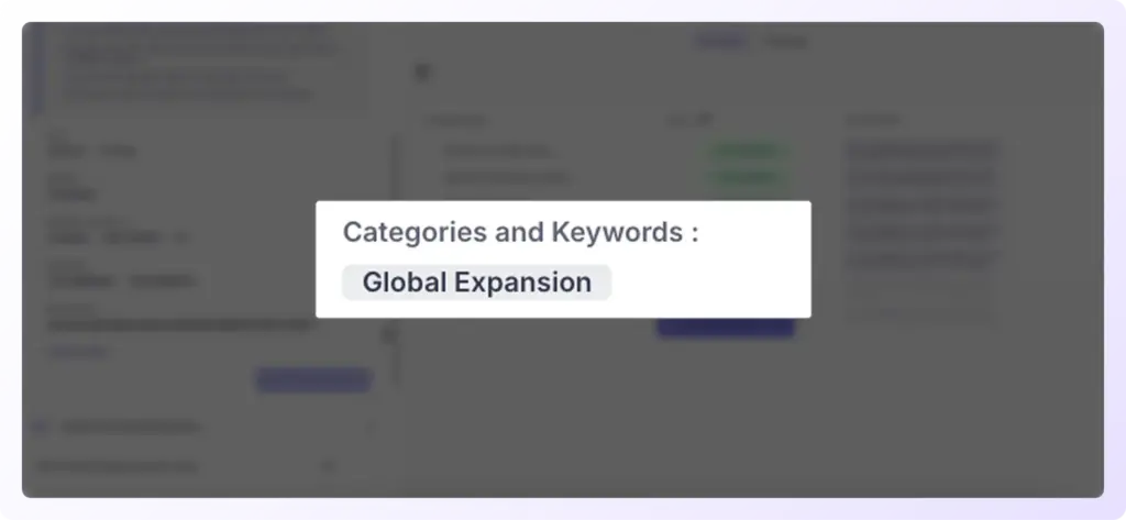 Search for specific keywords