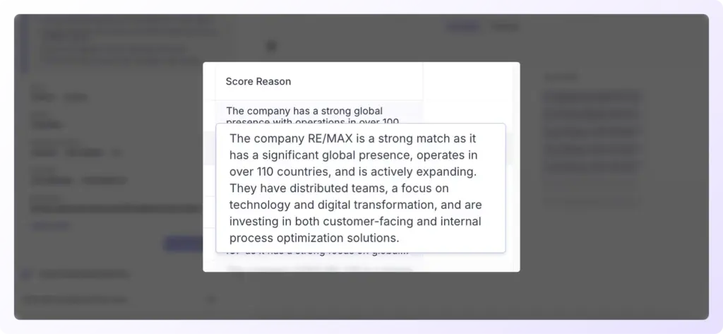 AI SCORES AND RANKS ACCOUNTS