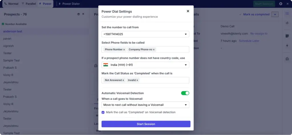 AI Power Dialer feature image 
