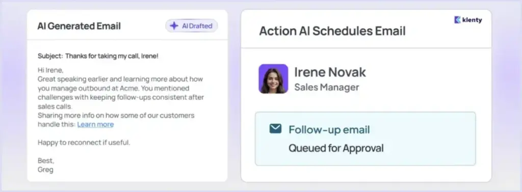 Channel-Based Next Actions